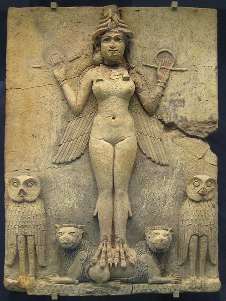 Female Demon Lilith: Queen of night burney relief